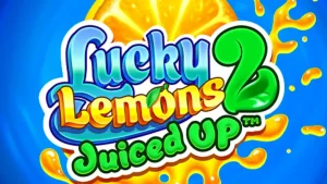 Tampilan visual slot Lucky Lemons 2 Juiced Up dengan tema buah-buahan yang cerah