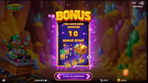 Tampilan visual slot Miner Moles dengan latar belakang gua kristal yang gelap dan atmosferik.
